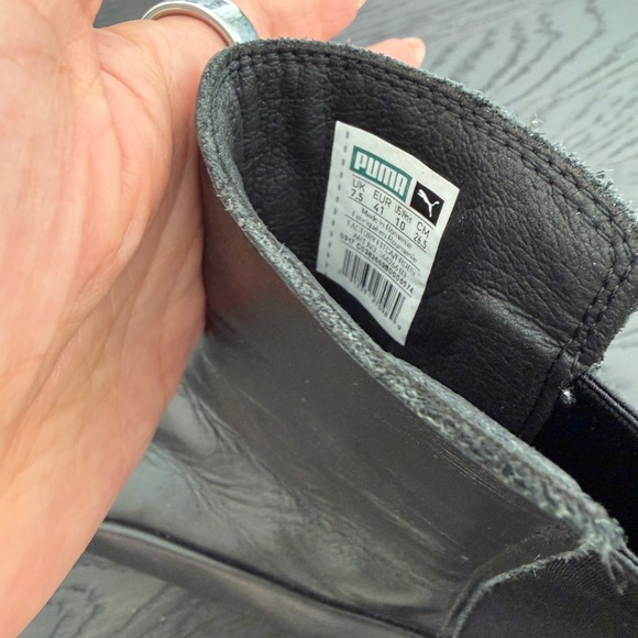 Rihanna FENTY PUMA Chelsea‎ Sneaker Boots in Triple Black, Size 10 main image 7